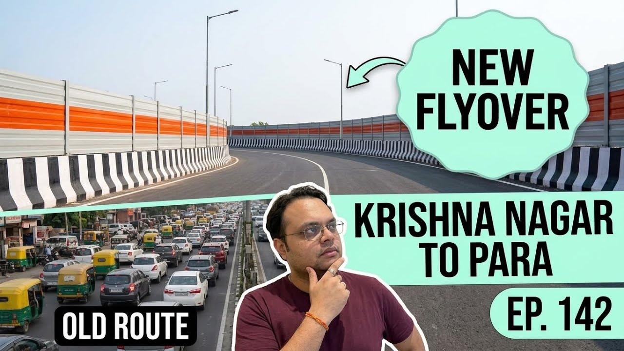 Krishna Nagar to Para via New Route | Lucknow City EP 142 | #lucknow 