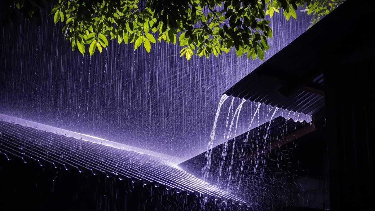 Rainstorm on Tin Roof 🌧️ Sleep, Relax & Calm Your Mind with Natural Rain #49