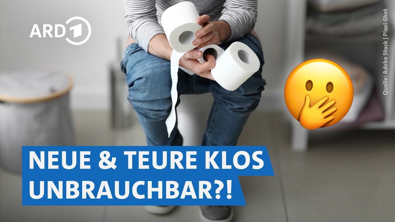 Teure, wassersparende Toiletten funktionieren nicht richtig | Marktcheck SWR