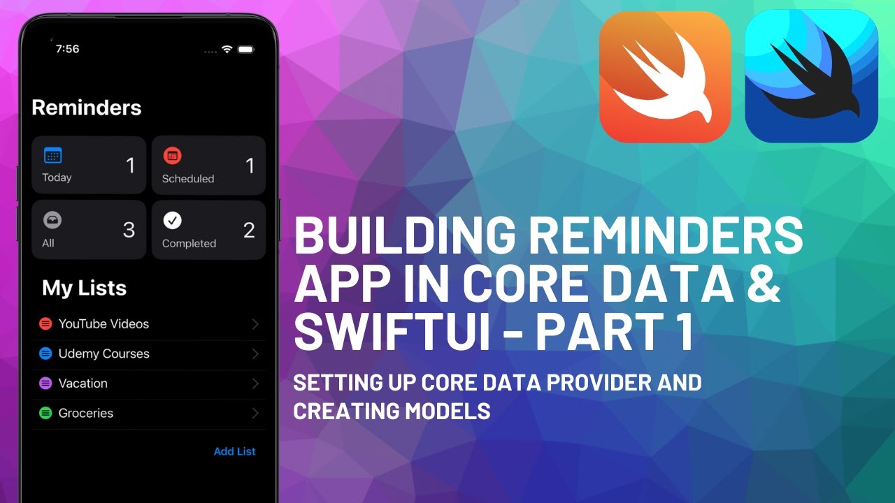 Building Reminders App Clone in Core Data and SwiftUI - Part 1