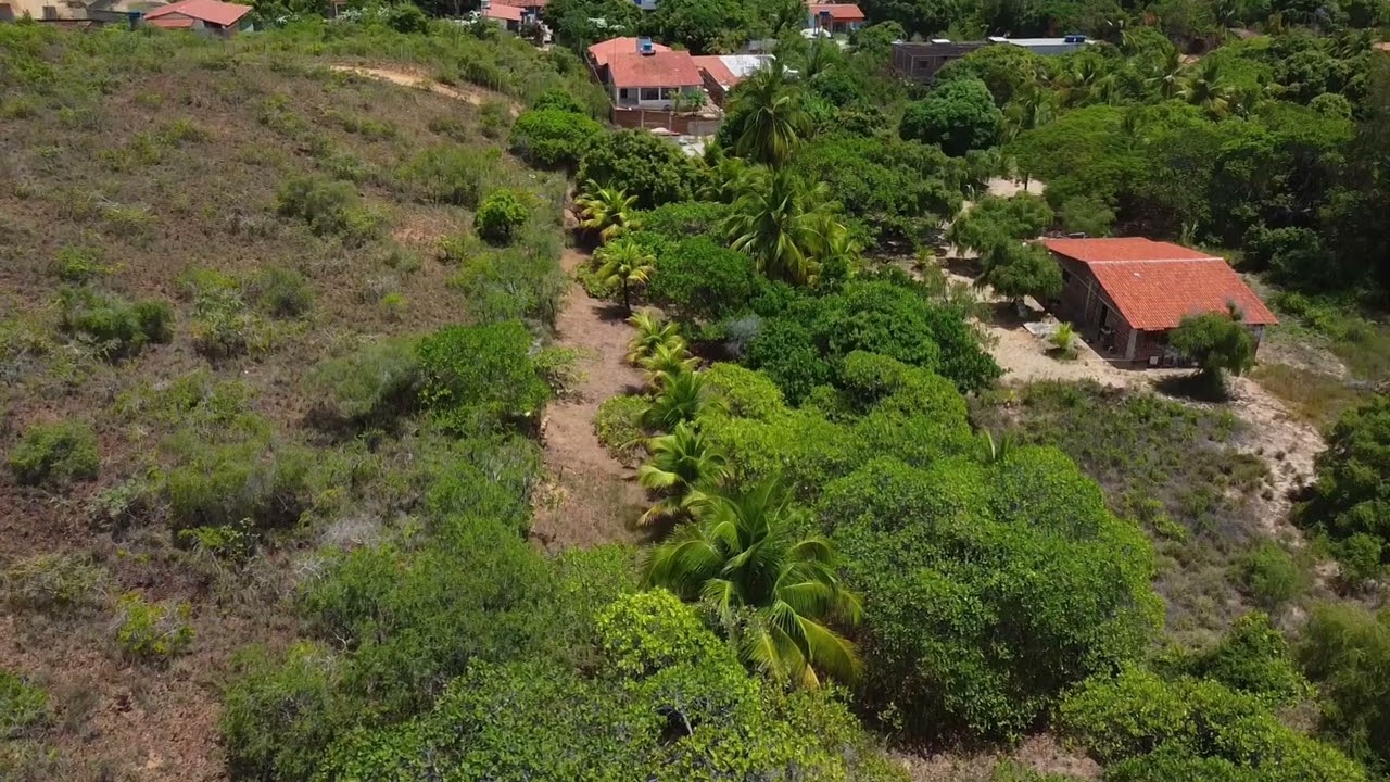 Terreno à venda, 20 x 100 m. Fica a 1 km da praia de Tabatinga
