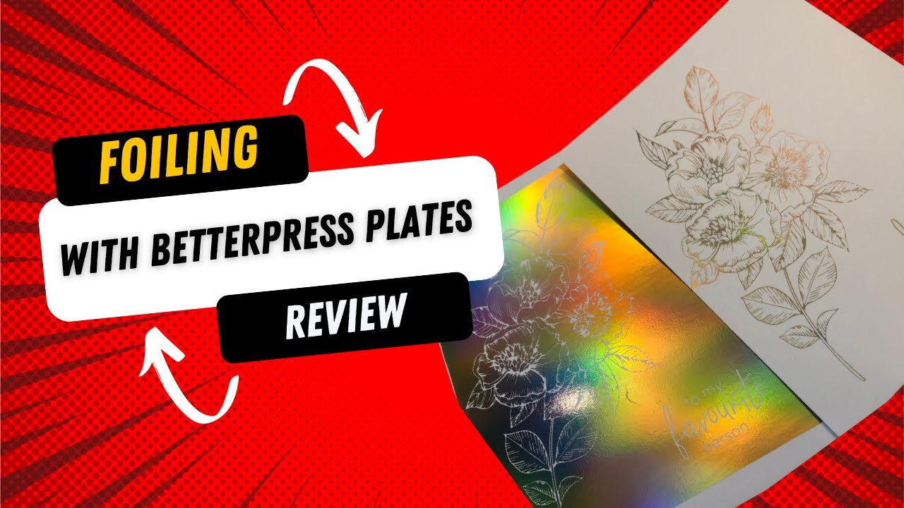 Betterpress Plates to Hot Foil with Glimmer Machine