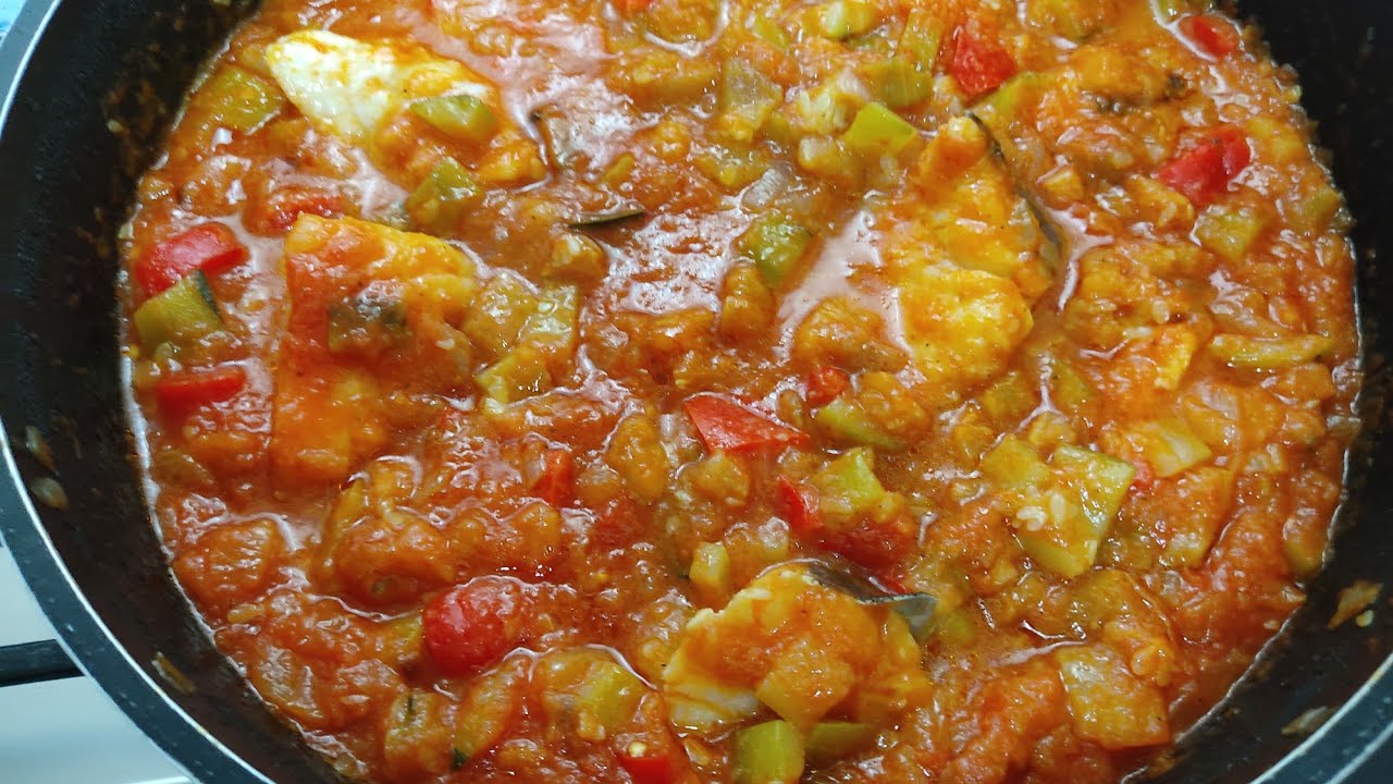sanfaina con bacalao
