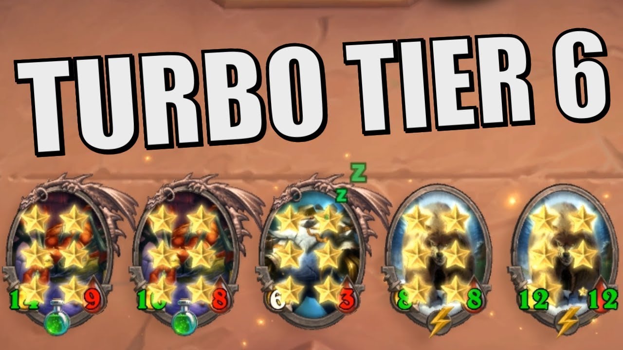 TIER 6 at 8 Gold?!? Then 1 Shot the Opponents - Hearthstone Battlegrounds
