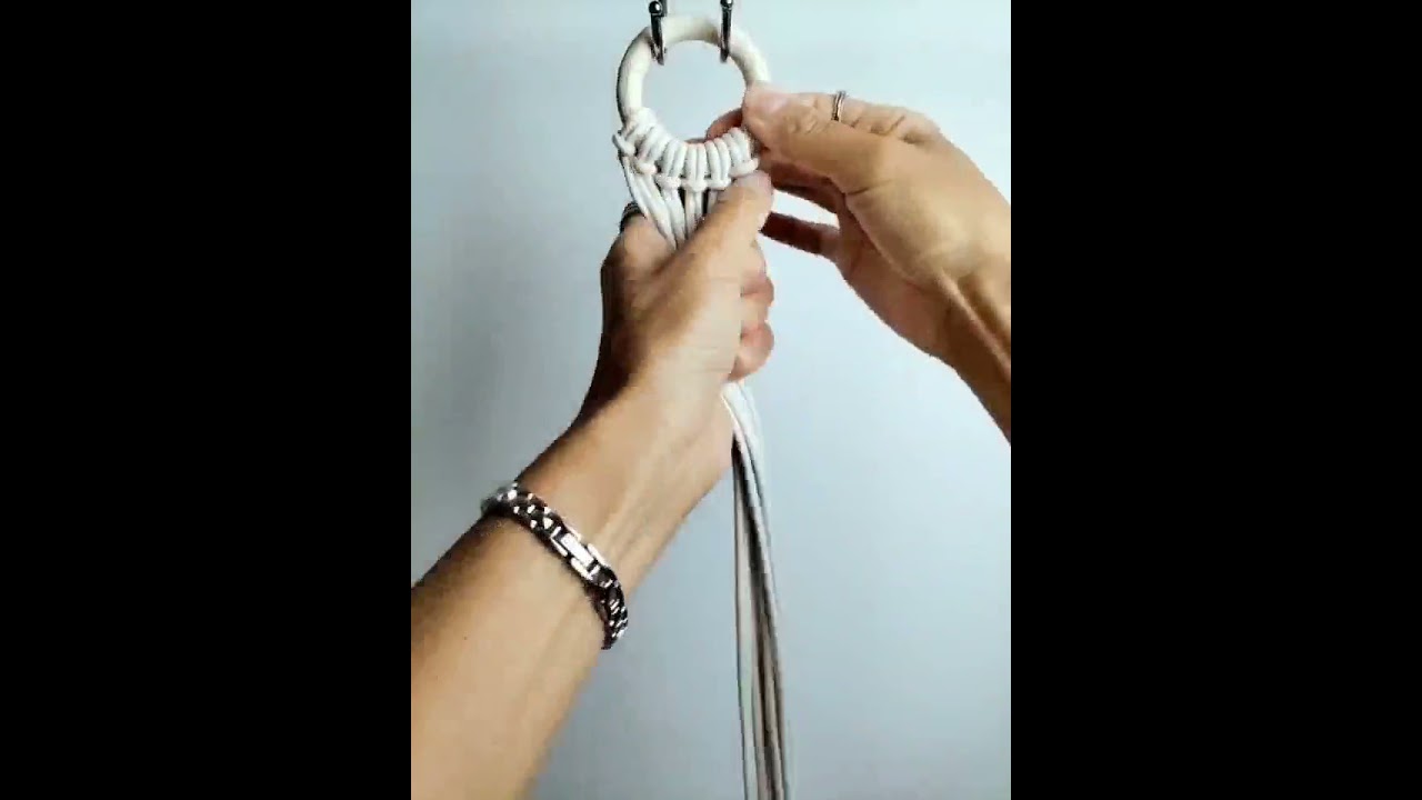 How to make Macrame Hat holder