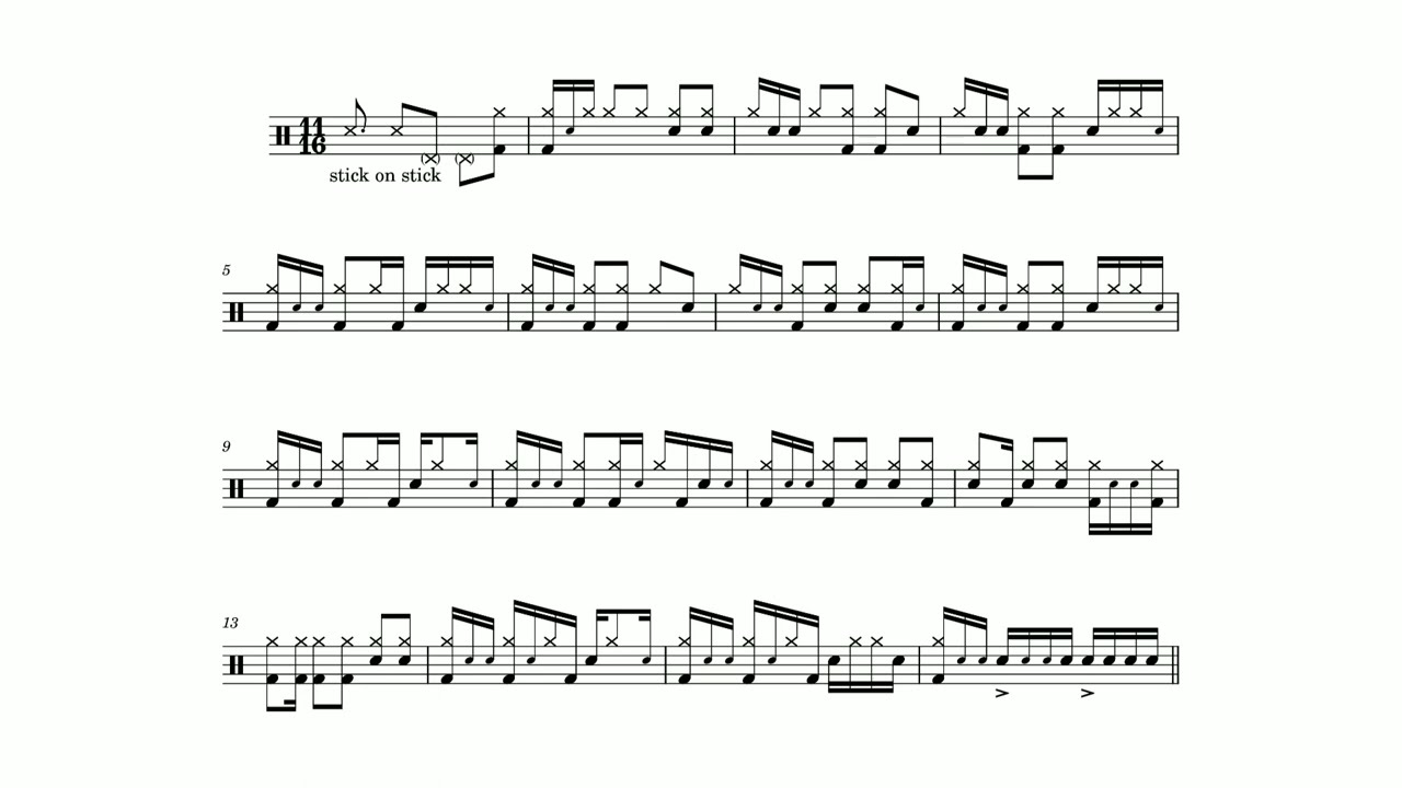 Ari Hoenig - Arrows and Loops Head Drums Transcription