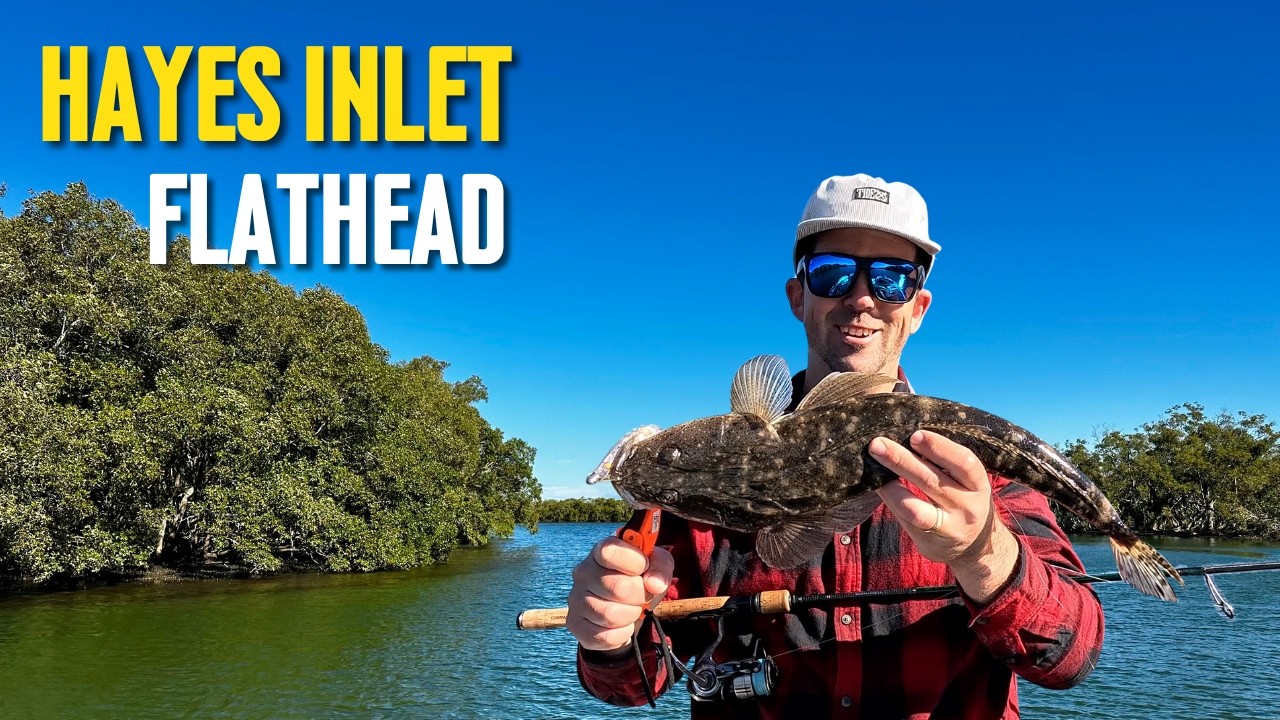 Hayes Inlet Flathead on Soft Plastics