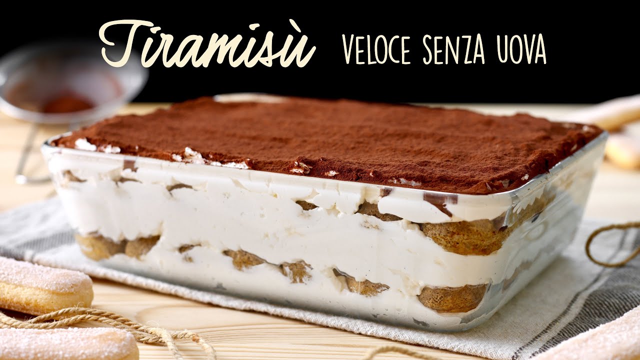 TIRAMISÙ VELOCE SENZA UOVA Ricetta Facile - Buon'Idea