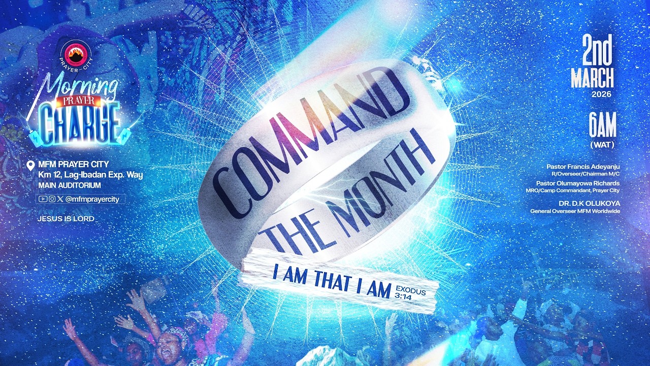 I AM THAT I AM- COMMAND THE MONTH OF MARCH|| 02-03-2026