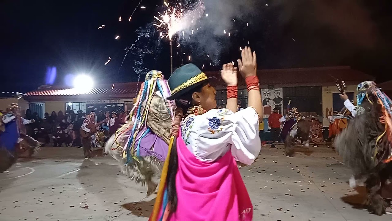 ECUADOR SUMAG LLACTA 💛💙❤️FIESTAS DE CAYAMBE (DIABLOS ARUCHICOS CHINUCAS)