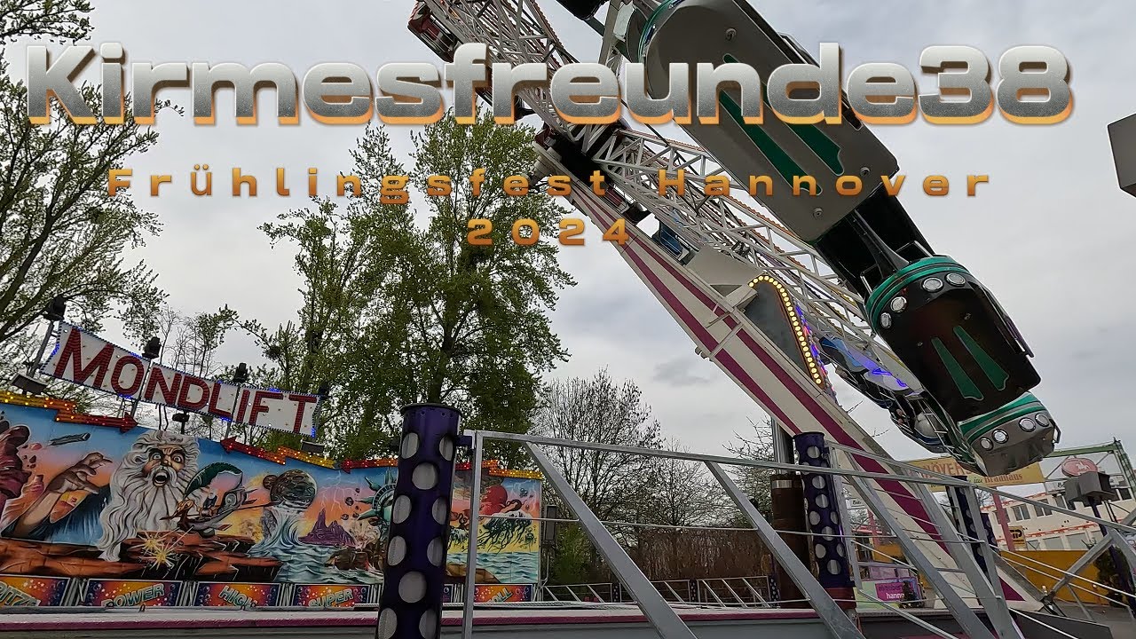 Frühlingsfest Hannover 2024. Rundgang mit Onrides