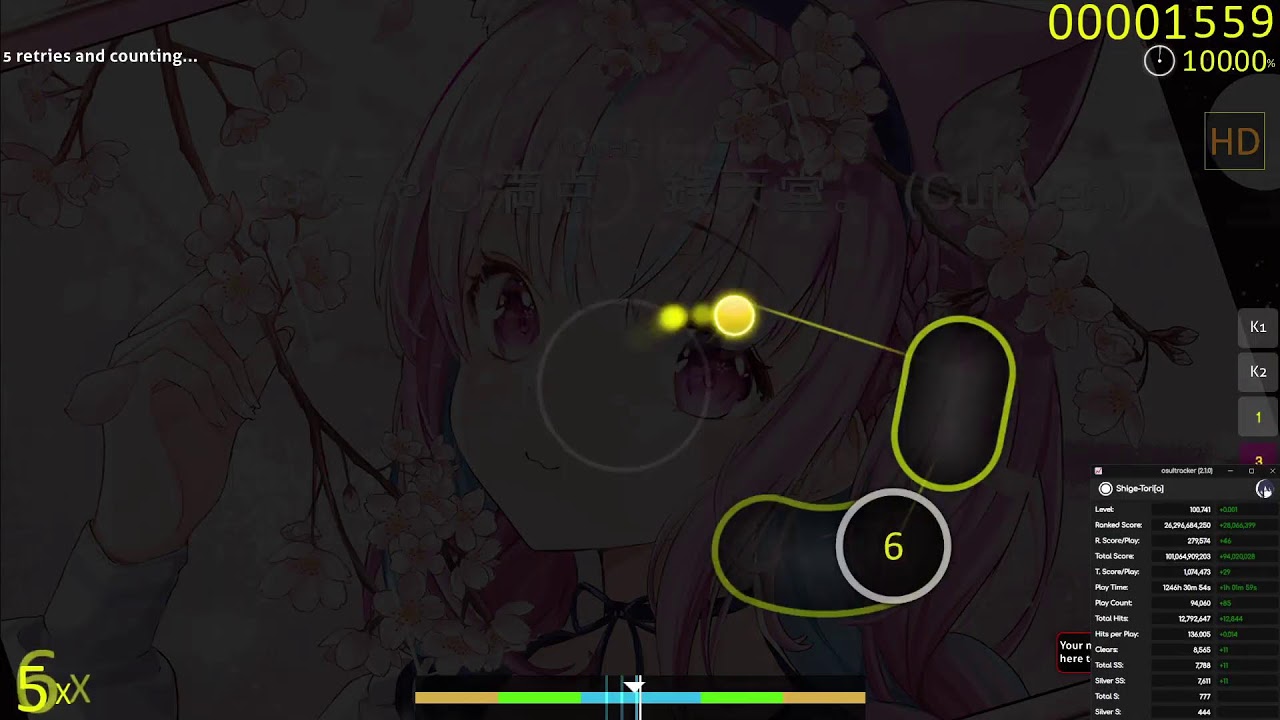 [osu!stable] XH Farming but sometime mutes