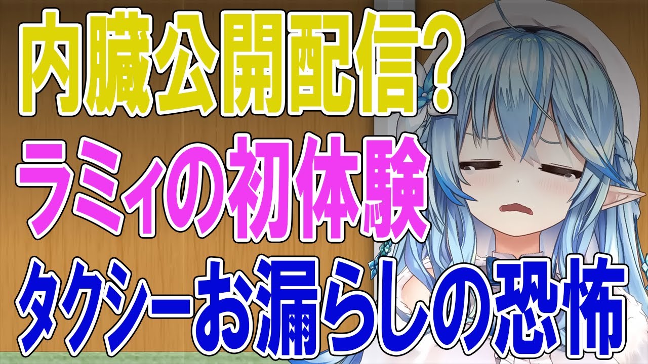 大腸検査で尊厳消失！おならが出なくて地獄を見るラミィちゃん【雪花ラミィ/ホロライブ切り抜き】