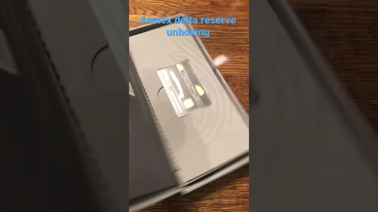 Delta SkyMiles&reg;️Reserve Card - Recycled 747 Metal Unboxing #americanexpress