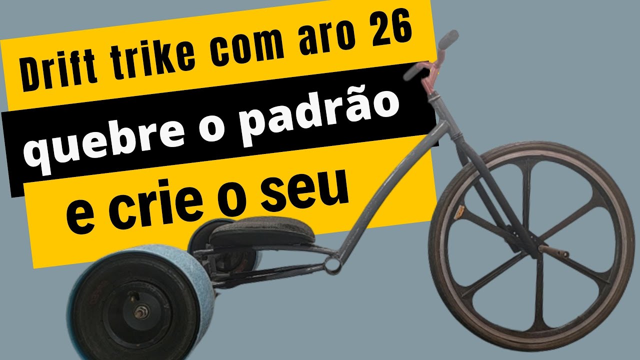 Como fazer um Trike Drift com uma bicicleta aro 26 Ep030 | ATITUDE DRIFT TRIKE