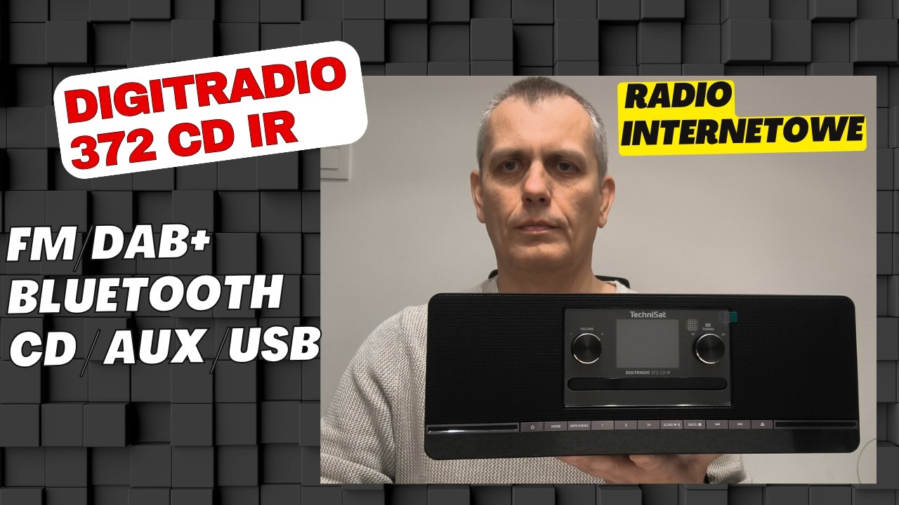 TechniSat DIGITRADIO 372 CD IR – Radio internetowe, DAB+, CD | Test i recenzja
