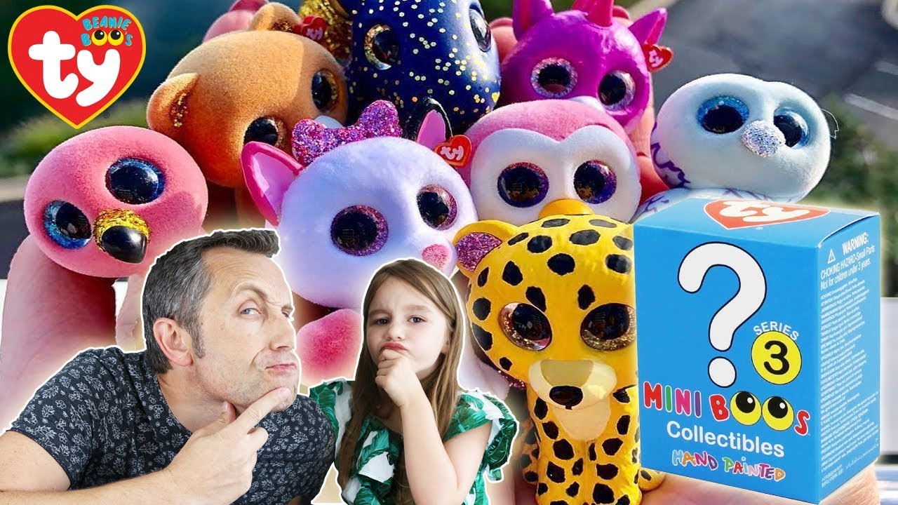 A la découverte des MINI FIGURINES MYSTERES TY - SERIES 1, 2 et 3 ! Yeux scintillants !