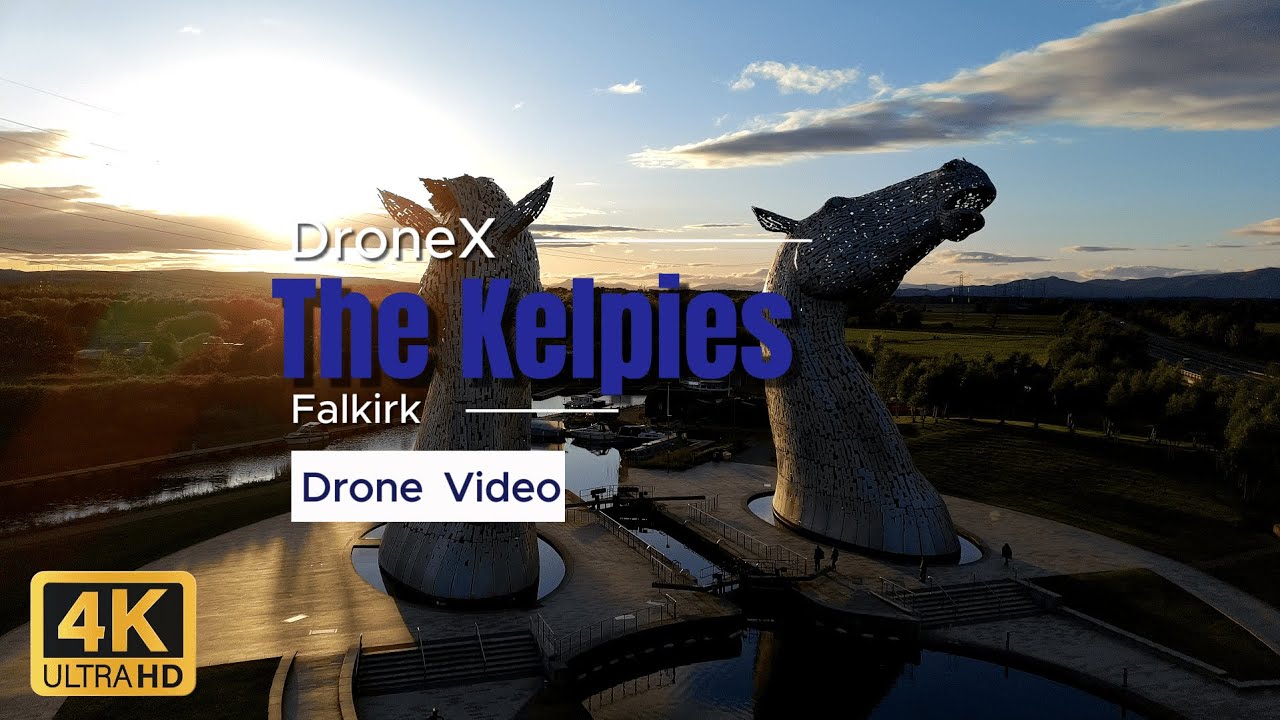 Flying Over The Kelpies in Scotland – Stunning Drone Views You’ll Love!