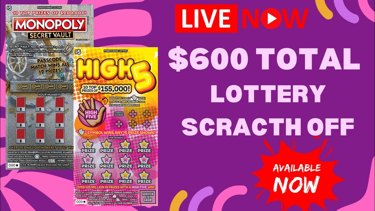 Live now million dollar lottery scratch off tickets