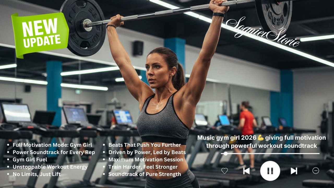 Music gym girl 2026 💪 giving full motivation through powerful workout soundtrack