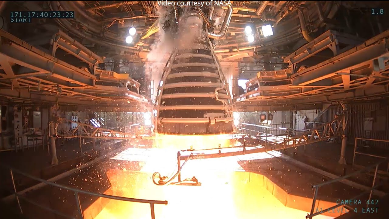 SLS RS-25 Engine Test, 20 June 2025 (the first new production engine)