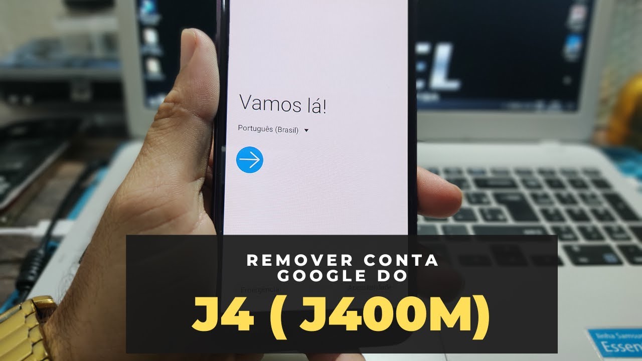 Remover Conta Google J4 ( J400 M ) Android 9 Sem chip bloqueados, sem fone bluetooth e sem PC