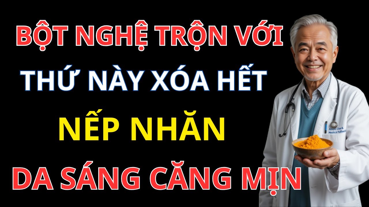 Chống L&atilde;o H&oacute;a Da Từ Bột Nghệ &ndash; X&oacute;a Nếp Nhăn, Da Trắng Căng Mịn Như Tuổi 20!