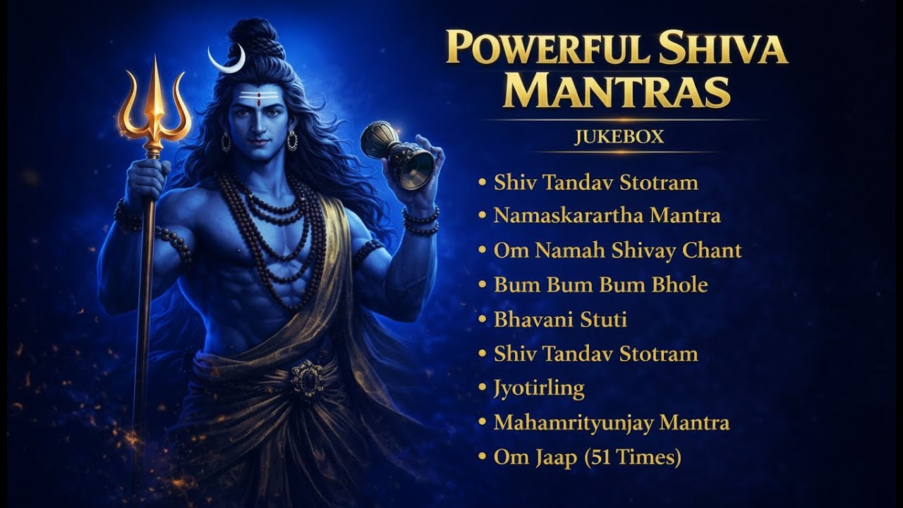 Listen to These Powerful Shiva Mantras | Bring Peace, Protection & Positive Energy | Shiv Jukebox