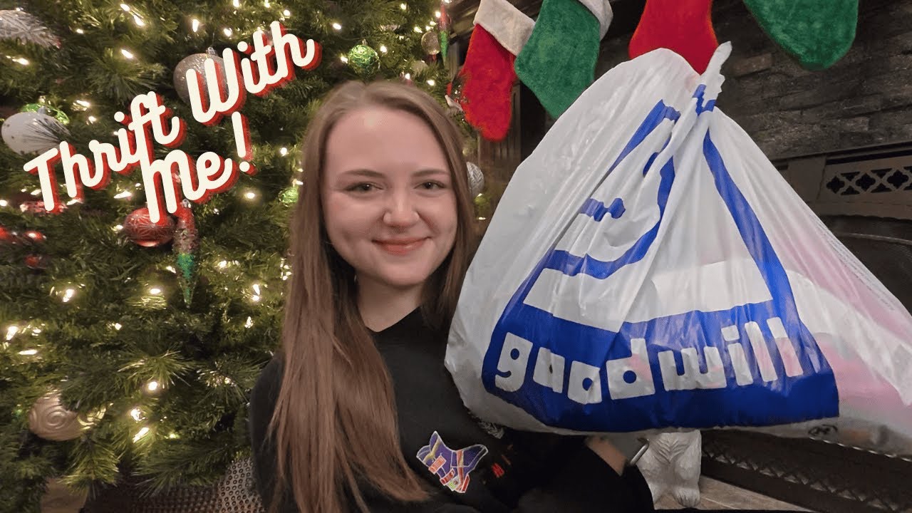 Thrift With Me at Goodwill + Christmas Haul