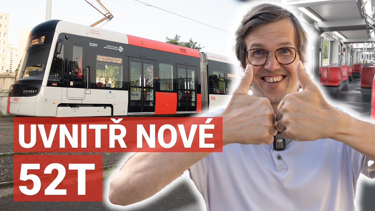 Nová tramvaj 52T v Praze: Nejpohodlnější a nejtišší jízda v historii MHD?