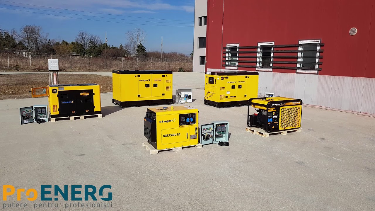 Noua gama de generatoare Stager