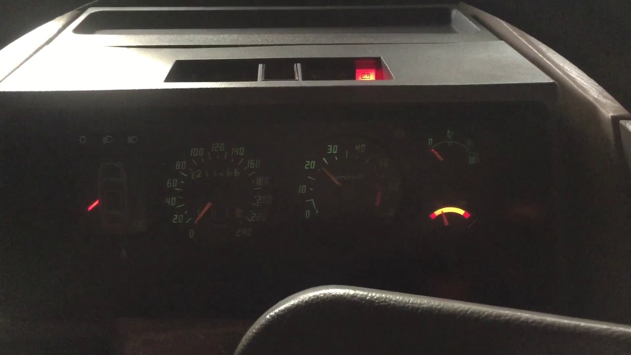 First cold start, Citroën BX 19 TRS break 1985