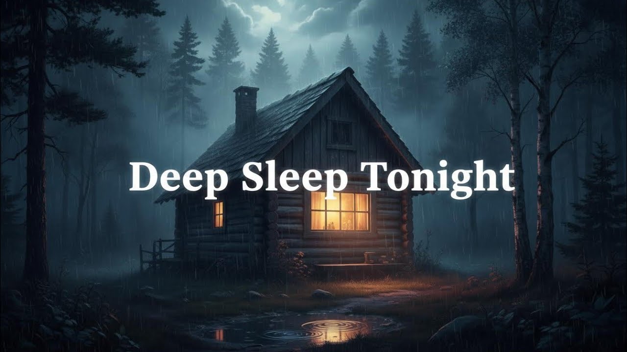 Sleep Stories for Adults | Rainy Night Cabin Story 🌧 Fall Asleep Fast & Deep Sleep