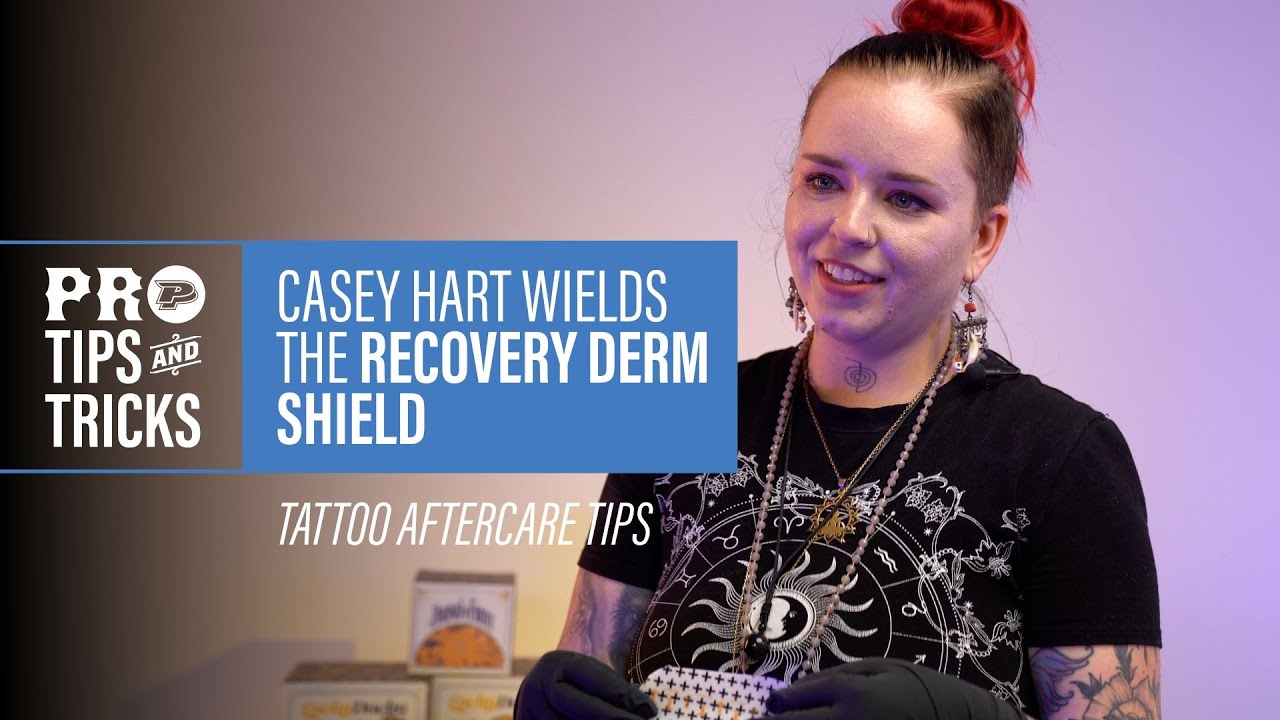 Tattoo Aftercare Tips: Casey Hart Wields the Recovery Derm Shield