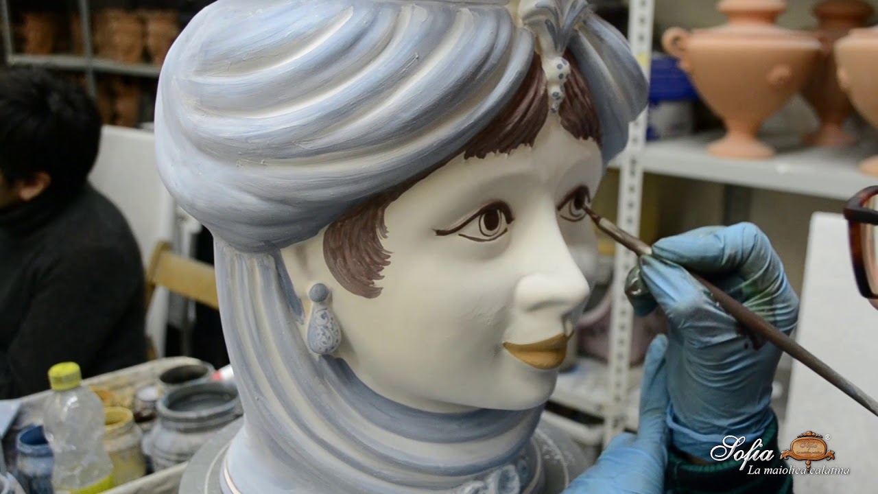 Decorazione della ceramica | Sofia Ceramiche di Caltagirone