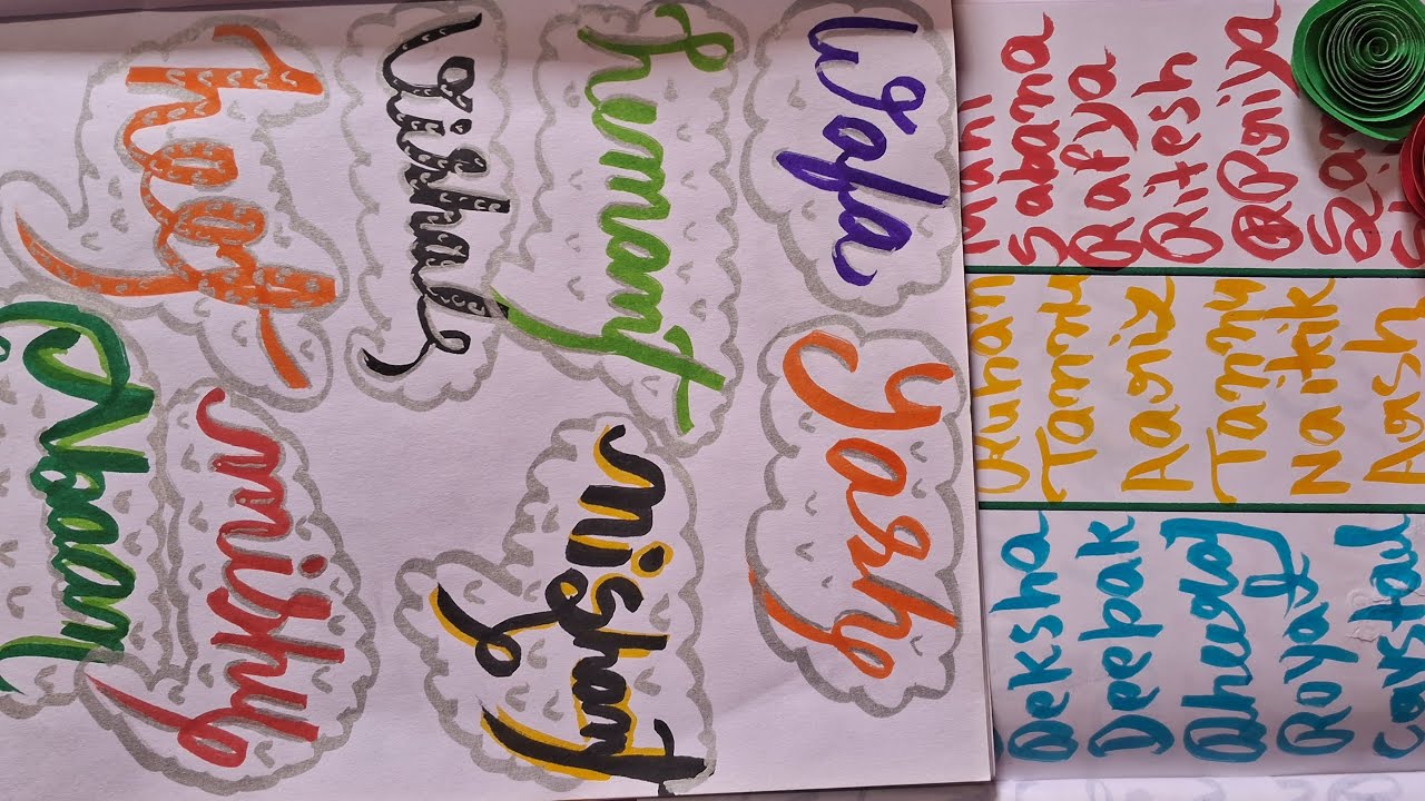 Writing ✍️ Subscribers Name 😘😘😘🔥