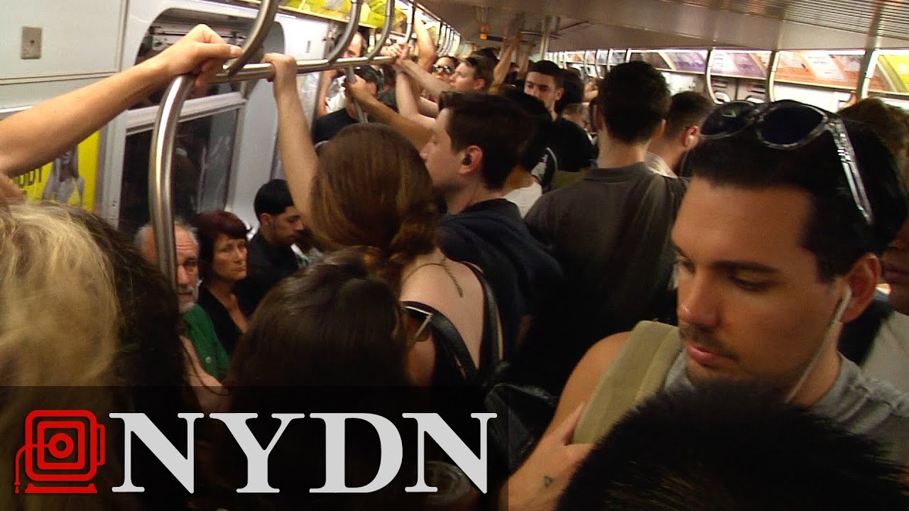 Daily Newser battles crowded subways at rush hour