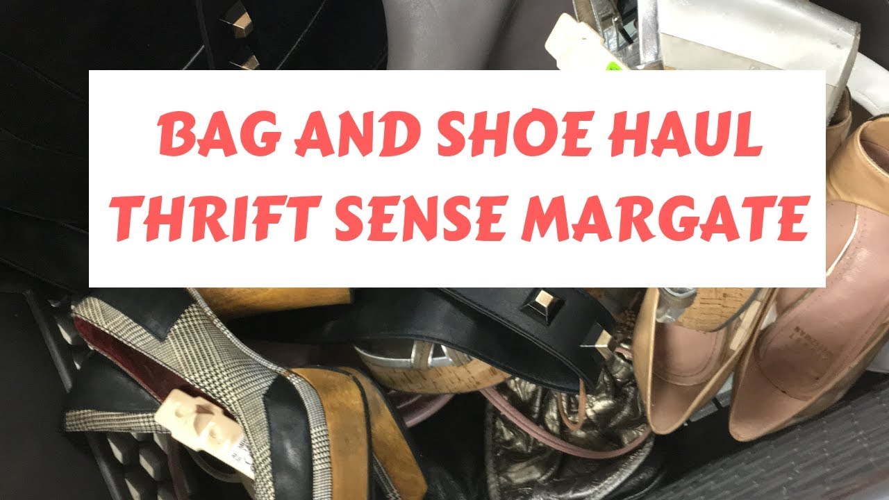 Bag and Shoe Haul: Thrift Sense Margate