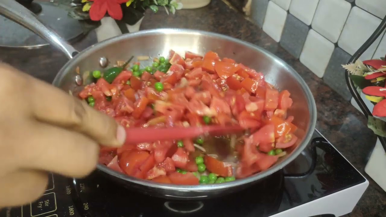 Today Recipe - टमाटर और मटर की चटनी #recipe #cooking