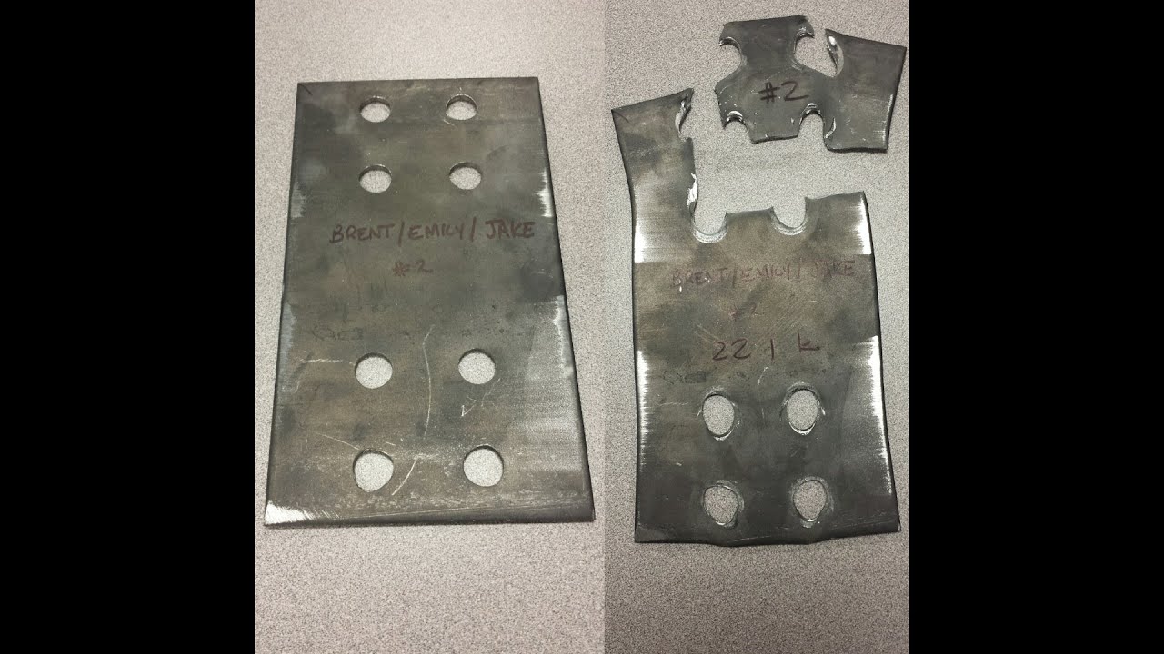 Steel Coupon Test: Block Shear Rupture Failure