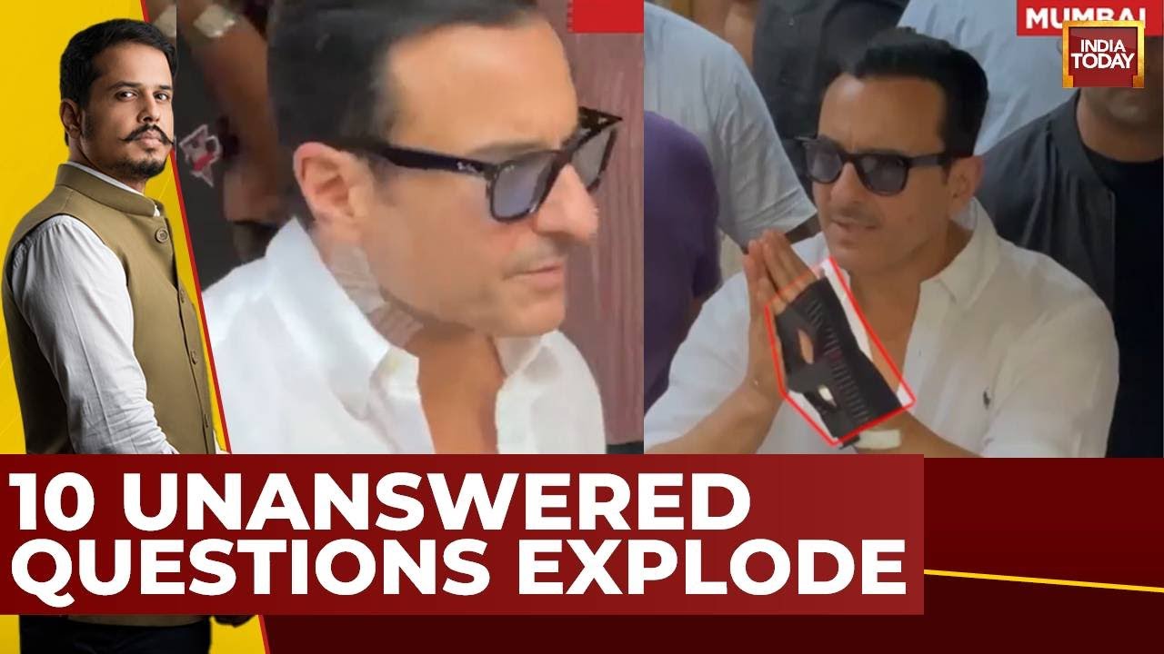 10 Unanswered Questions In Saif Ali Khan Stabbing Case Raise Suspicions | Shiv Aroor's Take