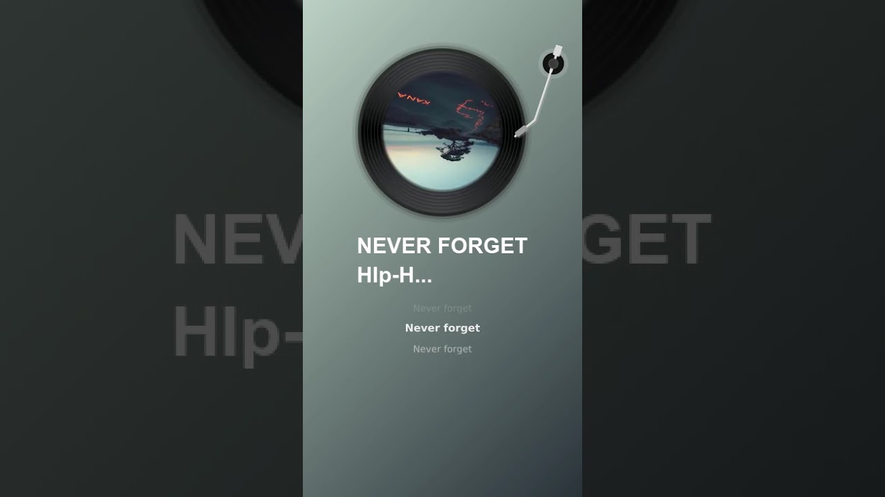 NEVER FORGET - 9 - (HIp Hop, Rap, old school boom bap n°2) - english