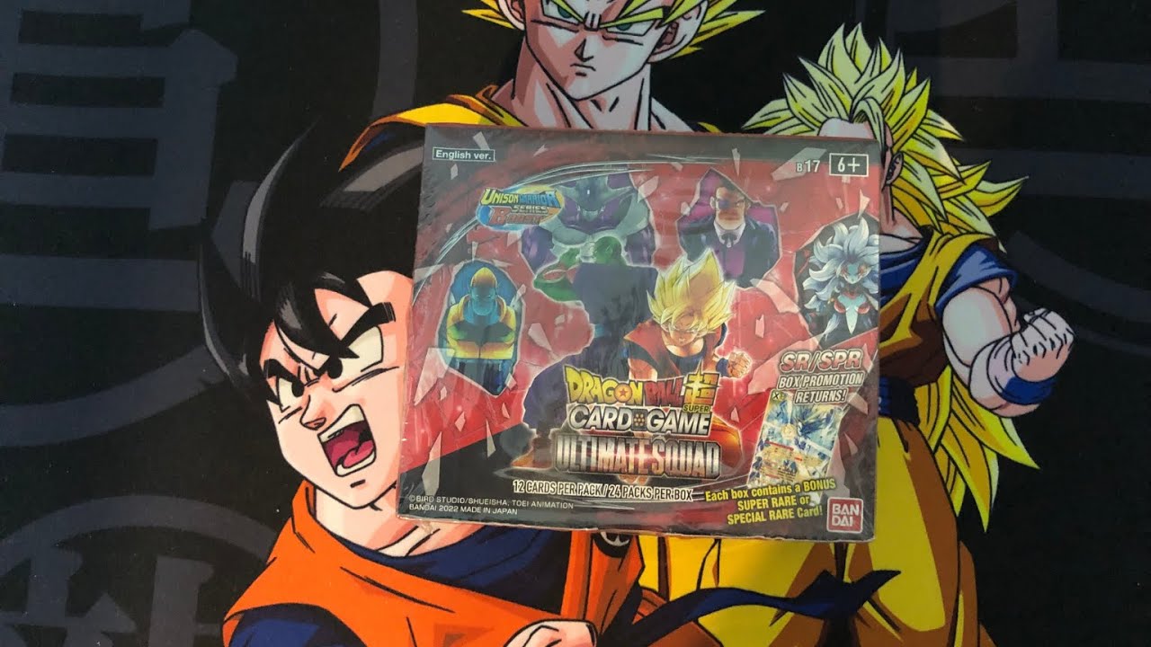 Opening Dragon ball Super Ultimate Squad Booster Box 🔥🔥🔥