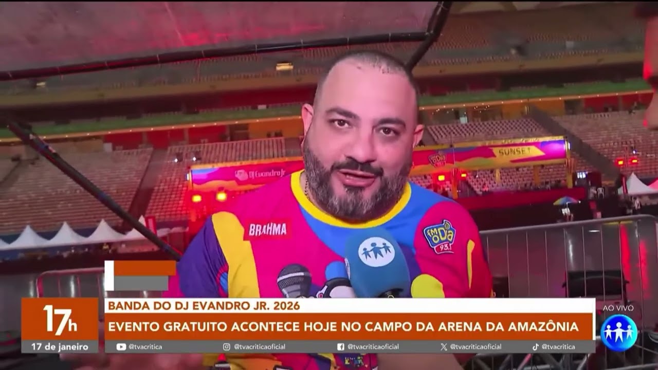 ENTRETENIMENTO | Banda do DJ Evandro Jr 2026 leva megaestrutura para a Arena da Amazônia