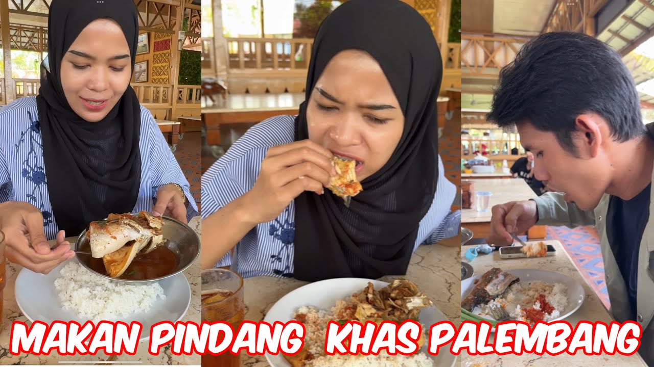 Makan pindang meranjat asli palembang