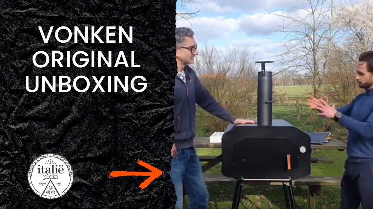 Unboxing van de Vonken Original Houtoven-Pizzaoven-Broodoven-BBQ-Buitenkachel-Grill