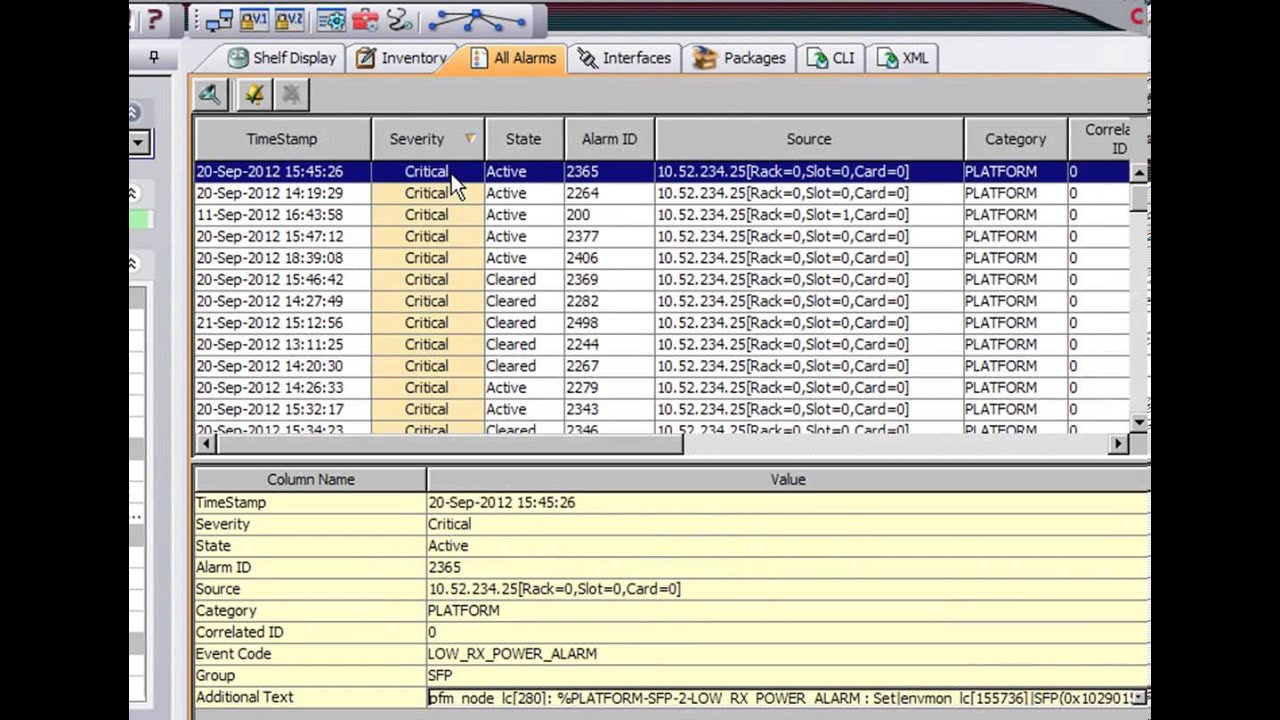 Cisco ASR 9000 Craft Tool