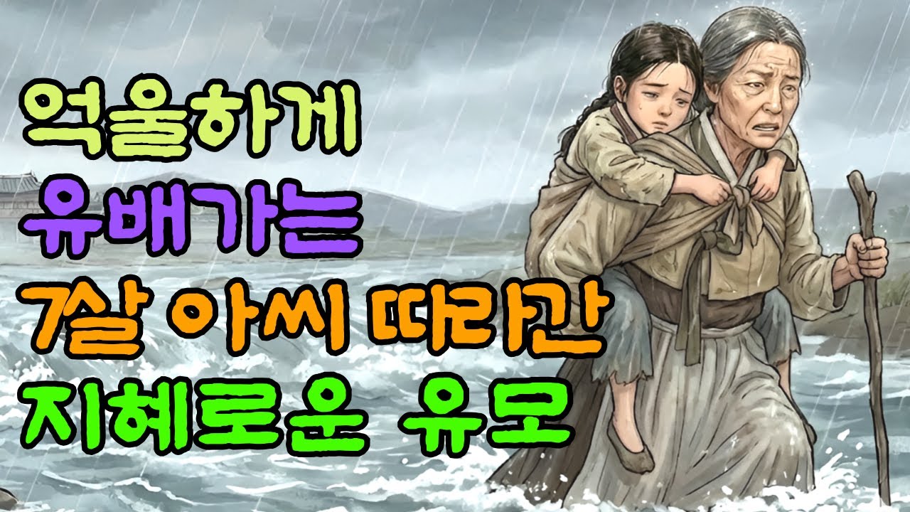 억울하게 유배를 가는 7살 애기씨를 따라나선 지혜로운 유모ㅣ야담 ㅣ 민담 ㅣ 옛날이야기 ㅣ 야담요지경 ㅣ