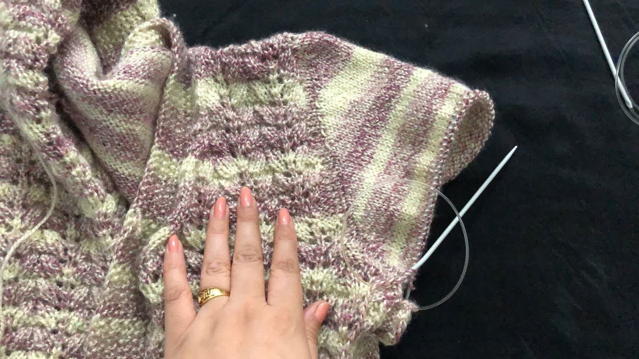 Knitting No need to knit sleeves separately. How to make attached sleeves from shoulders | subtitles