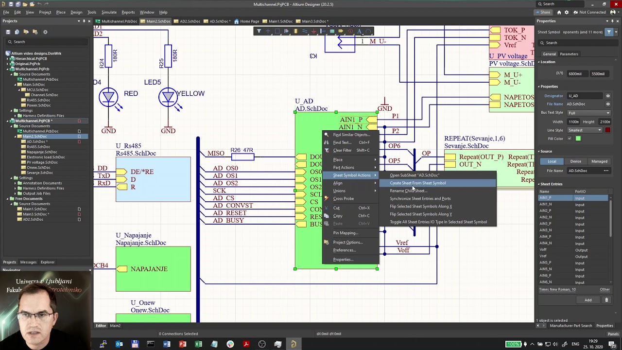 Altium Schematics #04: Использование сигнальных жгутов в иерархическом проектировании